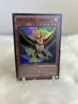 YUGIOH Super Rare Spiritual Beast Cannahawk THSF-EN027 - Image 1