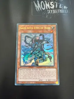 YUGIOH SAGE WITH EYES OF BLUE ULTRA RARE LDS2-EN011 1ST EDITION - Image 1