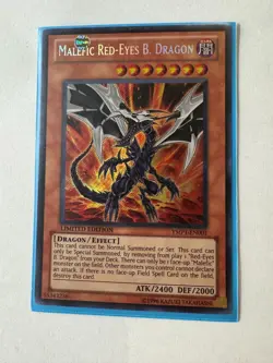 YUGIOH Malefic Red-Eyes B. Dragon Secret Rare Ltd Edition YMP1-EN001 - Image 1