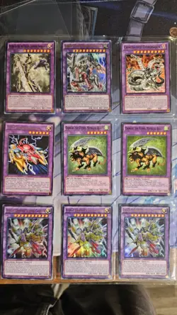 18x Yugioh Holo Rare Lot - Super Conductor Tyranno, A-to-Z Dragon Buster Cannon, - Image 1