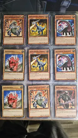 18x Yugioh Holo Rare Lot - Super Conductor Tyranno, A-to-Z Dragon Buster Cannon, - Image 2