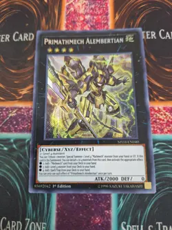 Yu-Gi-Oh! Primathmech Alembertian MYFI-EN040 Secret Rare 1st Edition Near Mint - Image 1