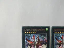 Transcendosaurus Drillygnathus WISU-EN005 1st Edition Rare Yugioh Playset x3 - Image 2