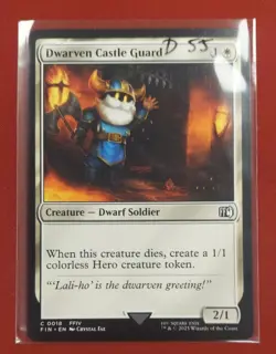 Dwarven Castle Guard - Final Fantasy - NM - MTG Magic - Common 0018 - Image 1