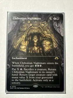 x1 Chthonian Nightmare - Borderless - Modern Horizons 3 - MTG - Mint - Image 1