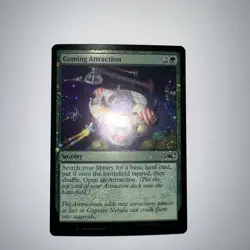 MTG UNFINITY Galaxy Foil Coming Attraction 421 NM FAST SHIPPING - Image 1