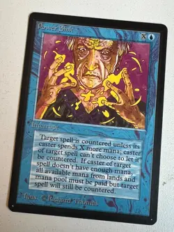 Magic the Gathering MTG Beta Power Sink NM (Beta Bob) - Image 1