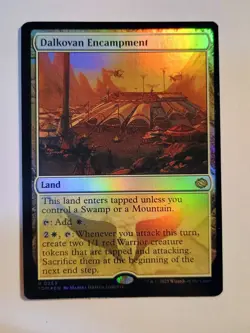Dalkovan Encampment Foil 0253 Mtg Magic The Gathering Rare TDM NM - Image 1