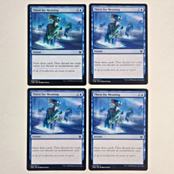 MTG Thirst for Meaning (Theros Beyond Death) 074/254 (NEAR MINT) (4X) - Image 1