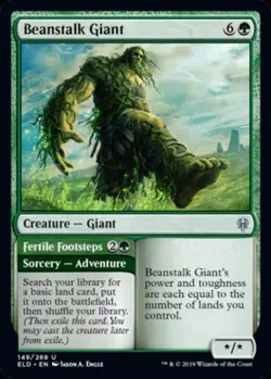 Beanstalk Giant - Near Mint MTG Throne of Eldraine - Image 1