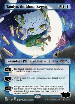 MTG Tamiyo, the Moon Sage - Borderless, NM-Mint, English Secret Lair Drop Series - Image 1