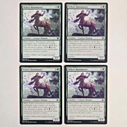MTG Nylea's Huntmaster (Theros Beyond Death) 187/254 (NEAR MINT) (4X) - Image 1