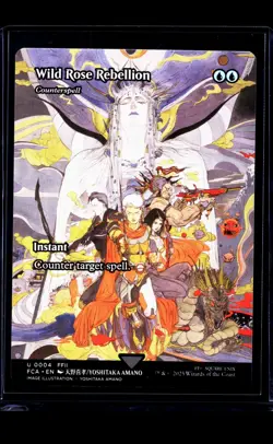 2025 MTG FCA Final Fantasy Through the Ages Borderless #4 Wild Rose Rebellion - Image 1