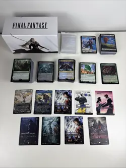 MTG Magic Gathering Final Fantasy Bulk Cards From Bundle Box Rares Foils 340+ - Image 1