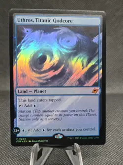 MTG - [FOIL] Uthros, Titanic Godcore - Edge Of Eternities - Image 1