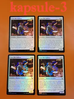 4x Case File Auditor (a) | FOIL | Murders at Karlov Manor | MTG Magic Cards - Image 1