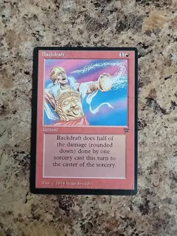 MTG Backdraft English NM Legends Magic The Gathering MTG - Image 2