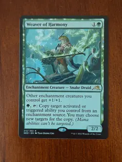 MTG Weaver of Harmony Kamigawa: Neon Dynasty Regular - Image 1