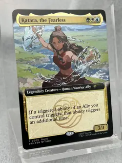 SDCC Avatar Last Airbender/Magic the Gathering - Katara the Fearless - MtG Promo - Image 2