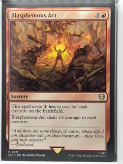BLASPHEMOUS ACT The Lord Of The Rings: Tales Of Middle-earth Commander MTG - Image 1