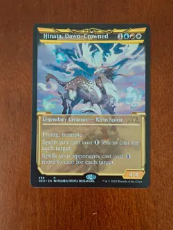 Hinata, Dawn-Crowned Showcase 398 Kamigawa: Neon Dynasty MTG NM NP - Image 1