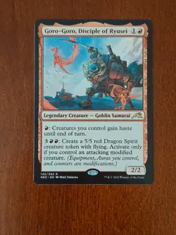 MTG Goro-Goro, Disciple of Ryusei Kamigawa: Neon Dynasty 145/302 Regular Rare - Image 1