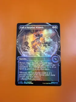 1x Call a Surprise Witness | FOIL Showcase | Murders at Karlov Manor | MTG Magic - Image 3