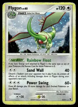 2009 Pokemon Platinum - Rising Rivals Flygon #5 Holo Heavy Play - Image 1