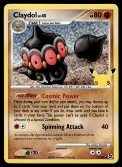 2021 Pokemon Celebrations Classic Collection Claydol #15 Light Play Holo - Image 1
