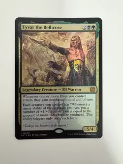 Tyvar the Bellicose Foil MTG Magic the Gathering Card NM Near Mint MAT - Image 1