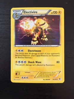 Pokemon Electivire Holo Boundaries Crossed 54/149 LP/NM - Image 1