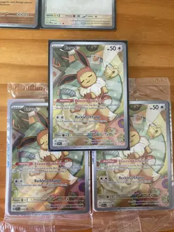 Pokemon Pokeball,Masterball,EeveePromos Lot Ft. Trainers and Ex cards (33 cards) - Image 4