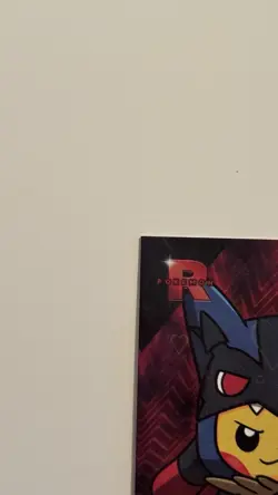 Poncho Pikachu Mega Lucario Sparkles Holo Pokemon Card Database Team Rocket - Image 4