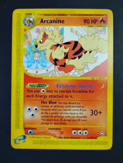 Arcanine 2/147 Aquapolis Non-Holo NM Vintage Pokemon Card 2002 - Image 1