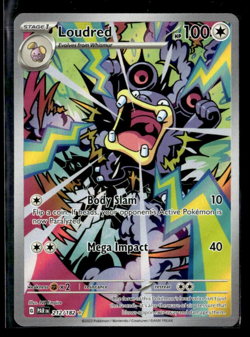 Loudred - 212/182 - Pokemon Paradox Rift Illustration Rare Card NM - Image 1