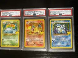 2021 Pokemon Celebrations Set Charizard Blastoise Venusaur PSA 10 GEM MINT - Image 1