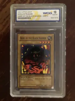 WCG 10 Yugioh Ogre Of The Black Shadow SDK-019 GRADED & SLABBED TRADING CARD! - Image 1