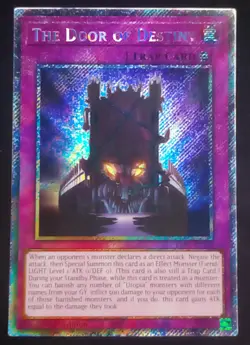YuGiOh! The Door of Destiny RA04-EN240 Platinum Secret Rare - Near Mint - Image 1