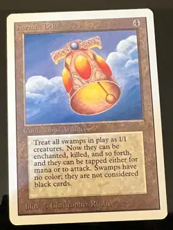 Magic the Gathering MTG Unlimited Kormus Bell NM- (Beta Bob) - Image 1