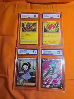 Lot Of 4 CCG Graded Pokemon Cards - Image 1