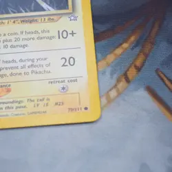 Pikachu 70/111 Pokemon Neo Genesis Played Single Card TCG WOTC 2000 - Image 3