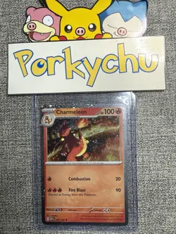 Pokemon TCG Charmeleon Cosmos Holo 005/165 SV Scarlet & Violet Promo Cards - Image 1
