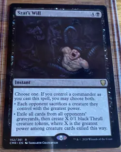 Szat's Will - Commander Legends #152/361 MTG Magic The Gathering - Image 1