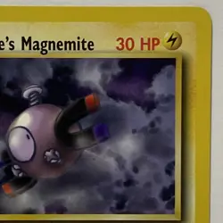 Lt. Surge's Magnemite 50/132 Gym Heroes 1st Edition WOTC Vintage Pokemon Card! - Image 4
