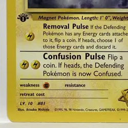 Lt. Surge's Magnemite 50/132 Gym Heroes 1st Edition WOTC Vintage Pokemon Card! - Image 5