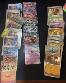 Pokemon Cards Lot Holos And Common Bulk - Image 1