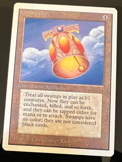 Magic the Gathering MTG Unlimited Kormus Bell NM (Beta Bob) - Image 1