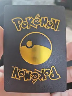 Pikachu Special Delivery Black Foil Pokemon Fan Art Textured Collector Card HP60 - Image 2