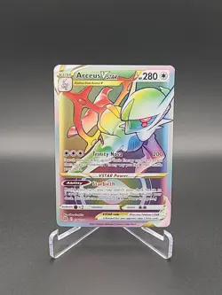 Pokemon SWSH09: Brilliant Stars Arceus VSTAR 176/172 Secret Pokemon TCG Card - Image 1