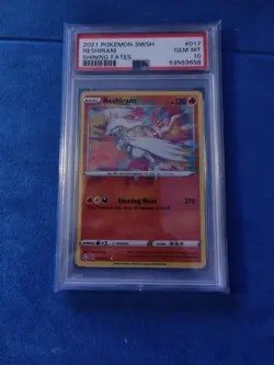 PSA 10 Reshiram 017/072 Shining Fates Amazing Rare Pokemon Card Slab 2021 - Image 1